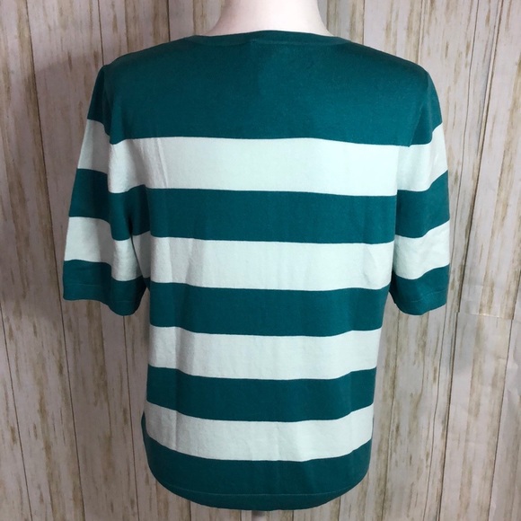 Talbots green women’s top size medium - Picture 3 of 11